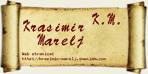 Krasimir Marelj vizit kartica